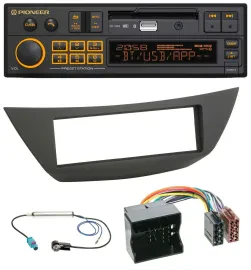 Pioneer DAB MP3 USB Bluetooth Autoradio für Renault Laguna 3 (ab 2008)
