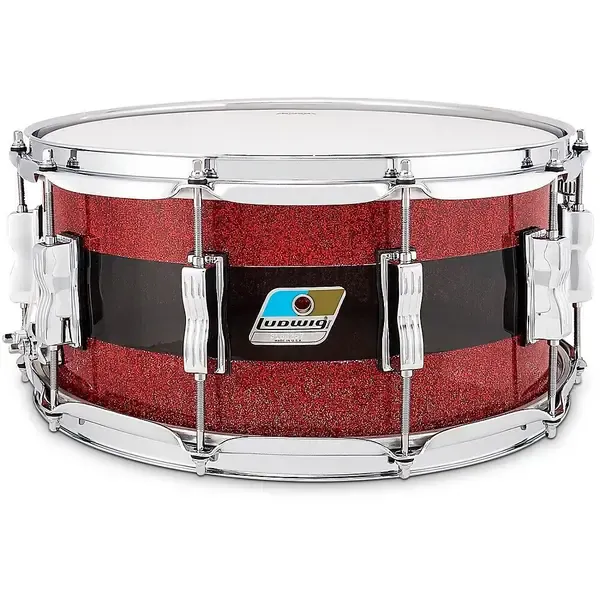 Малый барабан Ludwig Vistalite 50th Anniversary 14x6.5 Red Sparkle