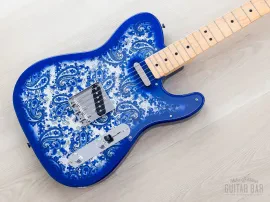 2025 Fender Limited Telecaster Indigo Paisley, Mint w/ Hangtags, Japan MIJ