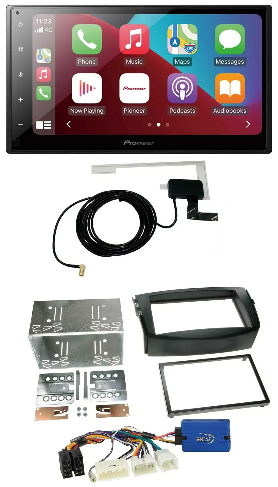 Автомагнитола для Toyota RAV4 (2011-2013) Pioneer 2 DIN USB Bluetooth DAB MP3, 28-pin
