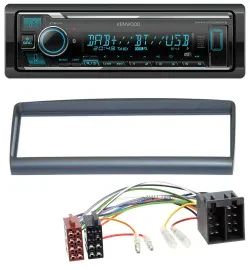 Kenwood Bluetooth MP3 DAB USB Autoradio für Alfa Romeo Spider GTV 1994-2005