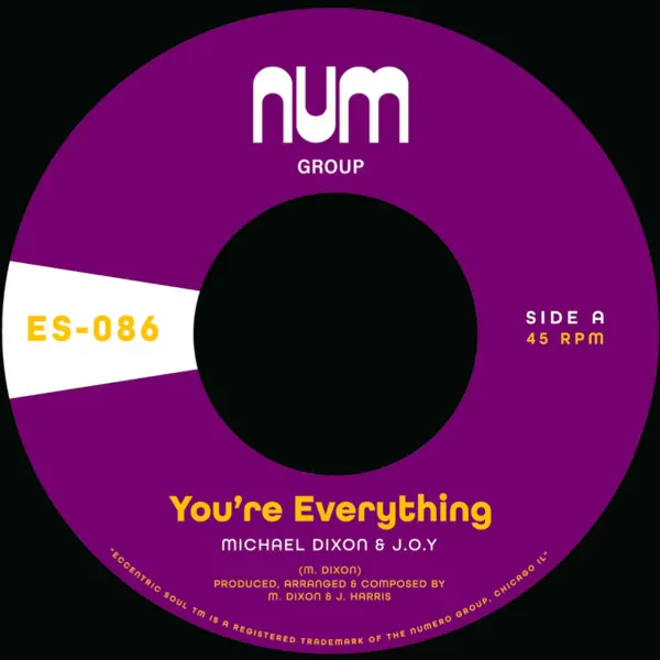 Michael A. Dixon & J.O.Y. — You're Everything / You're All I Need Релиз 2023