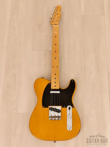 Электрогитара Fender Telecaster 1952 Vintage Reissue TL52-95 SS Butterscotch w/gigbag Japan 1986
