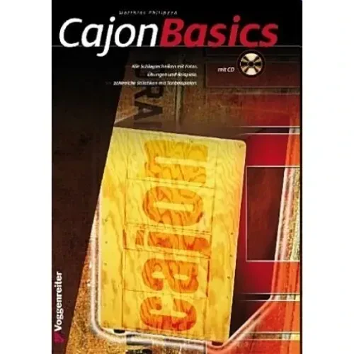 Учебное пособие Voggenreiter Cajon Basics Matthias Philipzen
