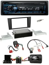 Alpine USB Bluetooth DAB Lenkrad Autoradio für Audi A4 B5 1999-2001 BOSE Vollakt
