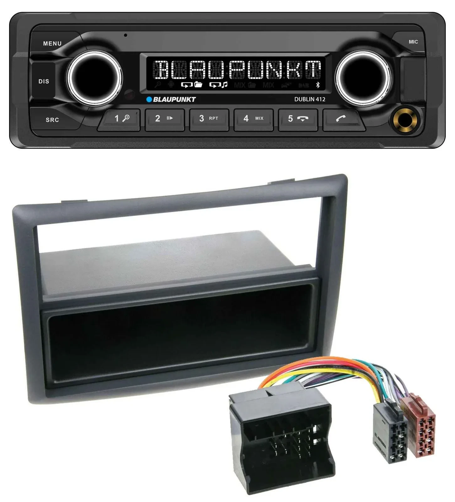 Автомагнитола для Renault Megane (2009–2010) Blaupunkt MP3, Bluetooth, USB, AUX