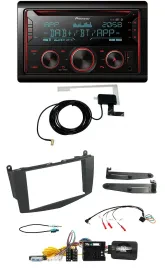 Pioneer 2DIN Lenkrad DAB USB CD Bluetooth Autoradio für Mercedes C-Klasse 07-11