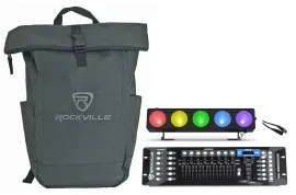 Прожектор CHAUVET DJ Core 5x1 ILS (набор) с DMX-контроллером, DMX-кабелем и сумкой для ноутбука