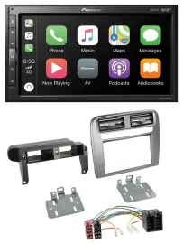 Pioneer USB MP3 DAB 2DIN Bluetooth Autoradio für Fiat Grande Punto 05-09 anthraz