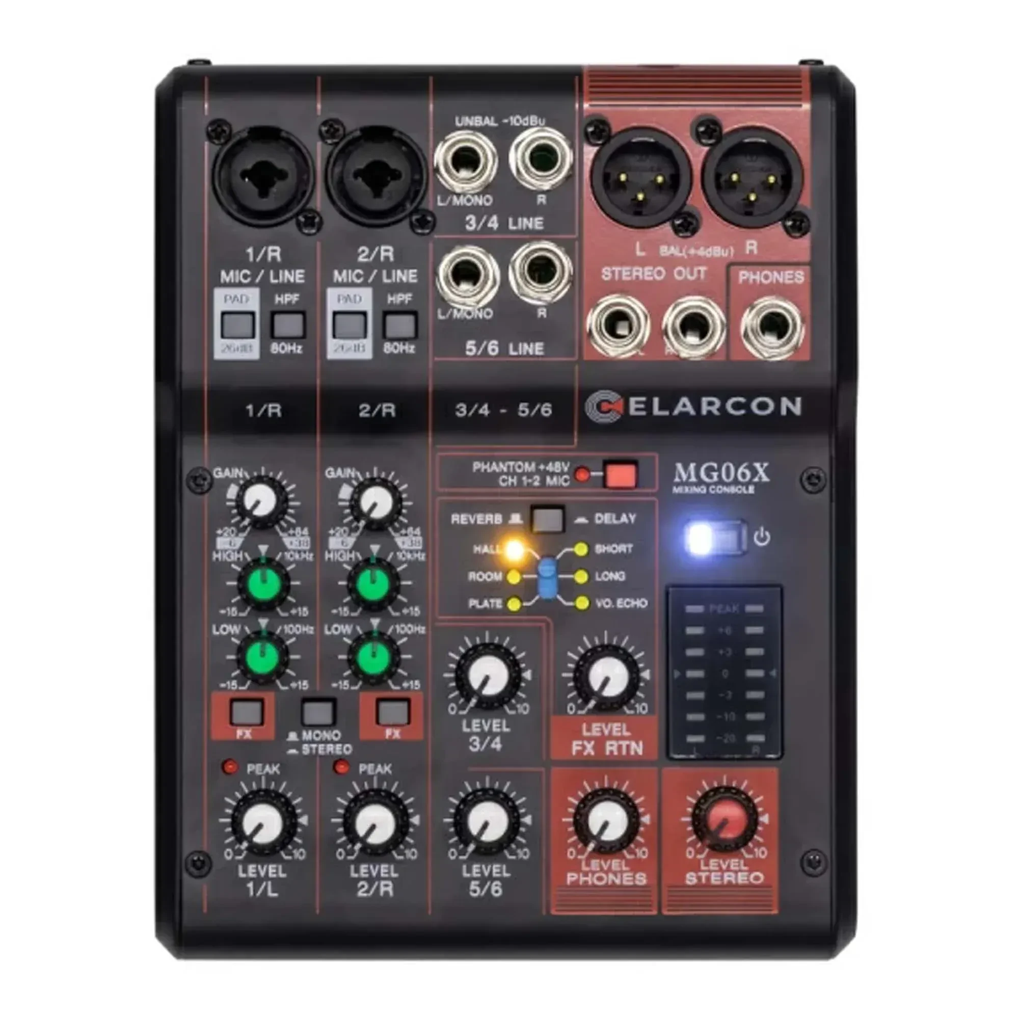 Аналоговый микшер Elarcon MG06XU