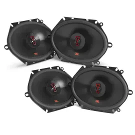 (2-Pairs) JBL Stage3 8627 200W RMS 6x8" 2-Way Coaxial Car Speakers
