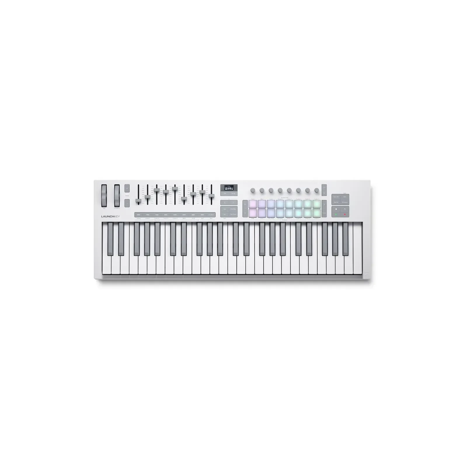 MIDI-клавиатура Novation Launchkey 49 MK4 49 клавиш, полувзвешенные клавиши, USB, белая