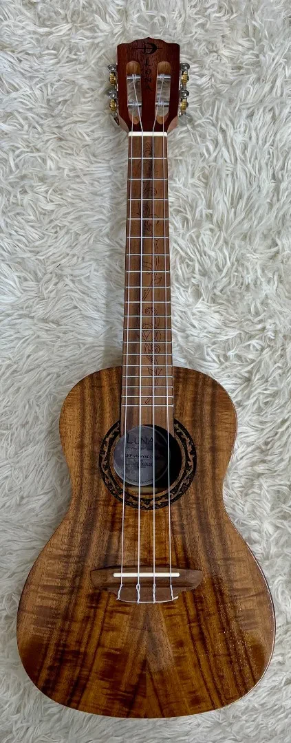Luna Guitars Luna Vineyard ACC Concert Acoustic Ukulele Natural finish - Prototype