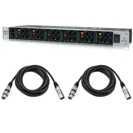 Behringer POWERPLAY HA6000 6-Ch Headphones Mixing Amplifier w/2x 10' Cable