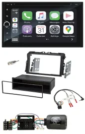 Blaupunkt 2DIN Bluetooth DAB USB DVD Lenkrad Autoradio für Opel Vivaro 2011-2015