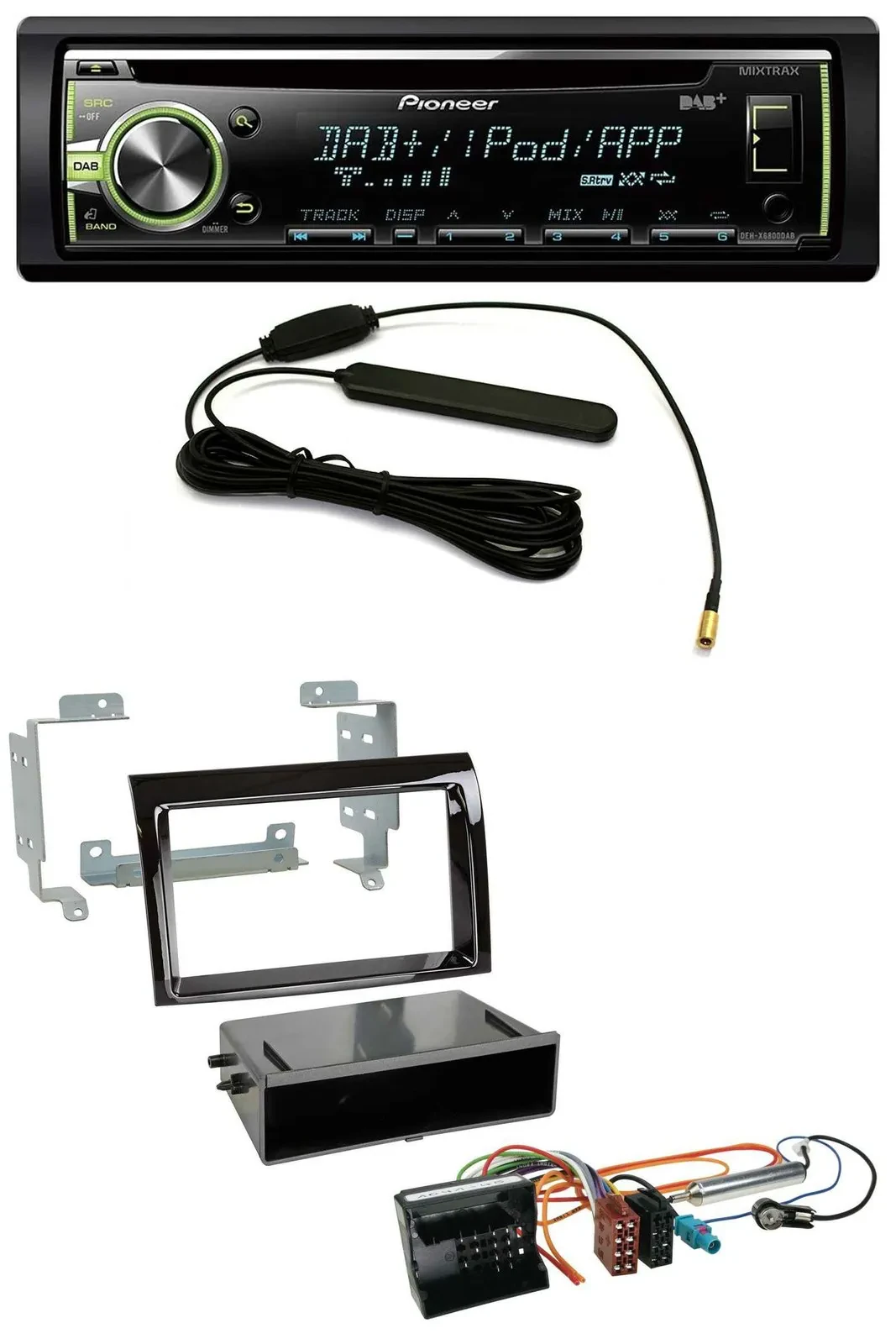 Автомагнитола для Citroen Jumper (2006–2011) Pioneer CD USB MP3 DAB AUX Quadlock