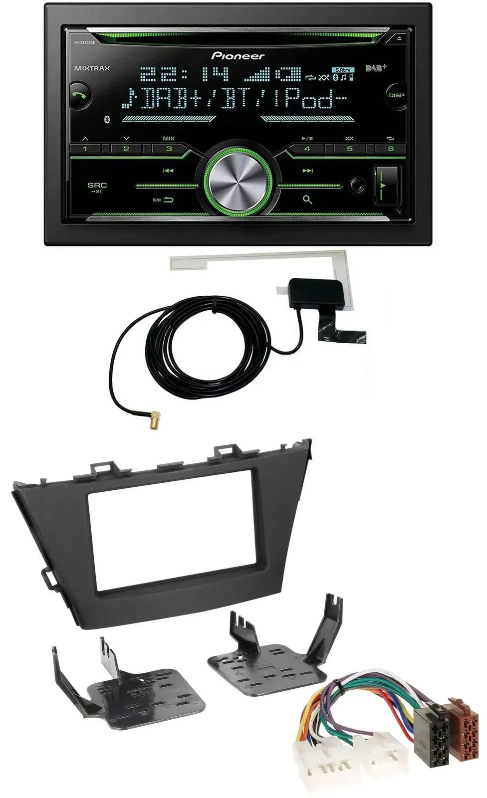 Автомагнитола Pioneer 2DIN CD USB Bluetooth DAB для Toyota Prius+ (с 2012)