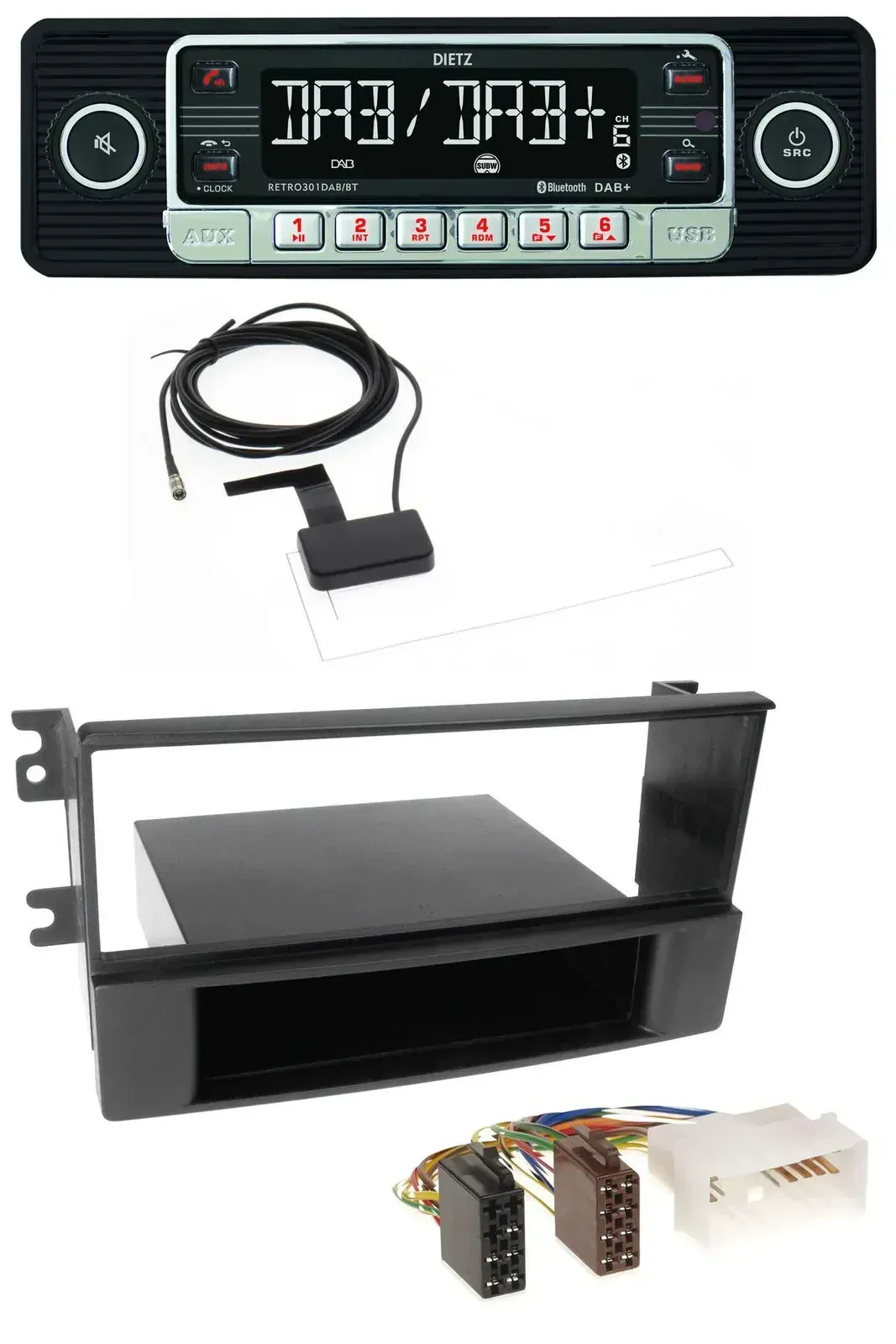 Автомагнитола для Kia Sorento (с 2006) Dietz DAB, Bluetooth, USB, MP3