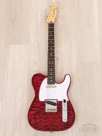 Электрогитара Fender Hybrid II Telecaster FSR Quilt Top SS Red Beryl w/gigbag Japan 2024