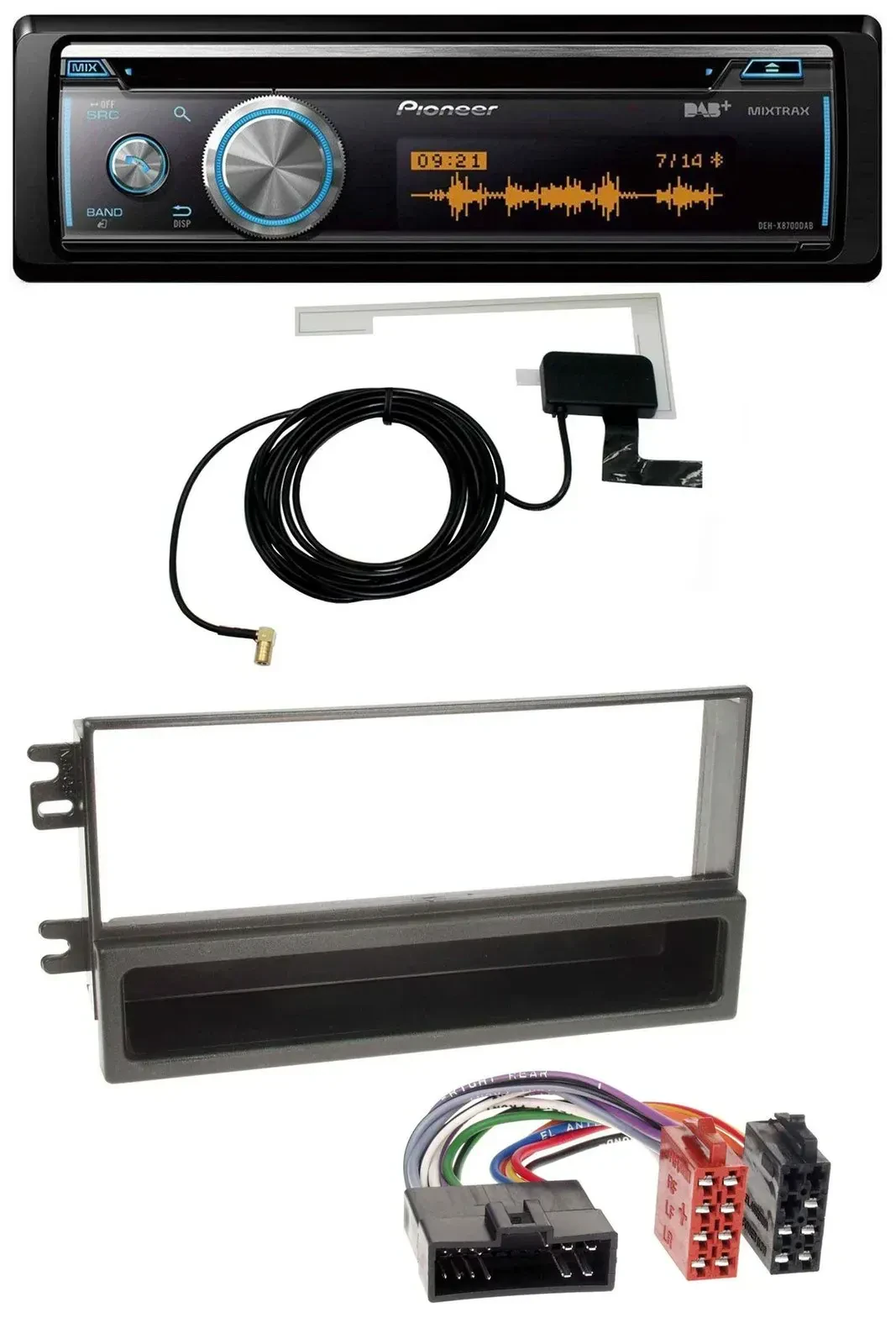 Автомагнитола для Kia Sportage I (2000–2005) Pioneer Bluetooth DAB MP3 USB CD