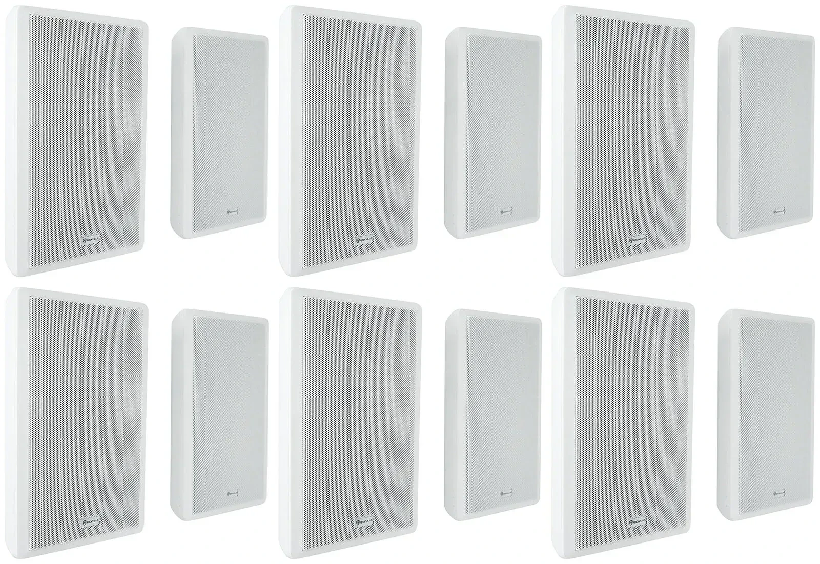 Настенная акустика Rockville RockSlim 70W White 5.25" 8W (12 штук)