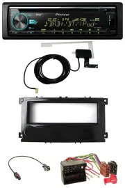 Pioneer MP3 AUX CD USB DAB Autoradio für Ford C-Max Galaxy Focus ab 2007 glänzen
