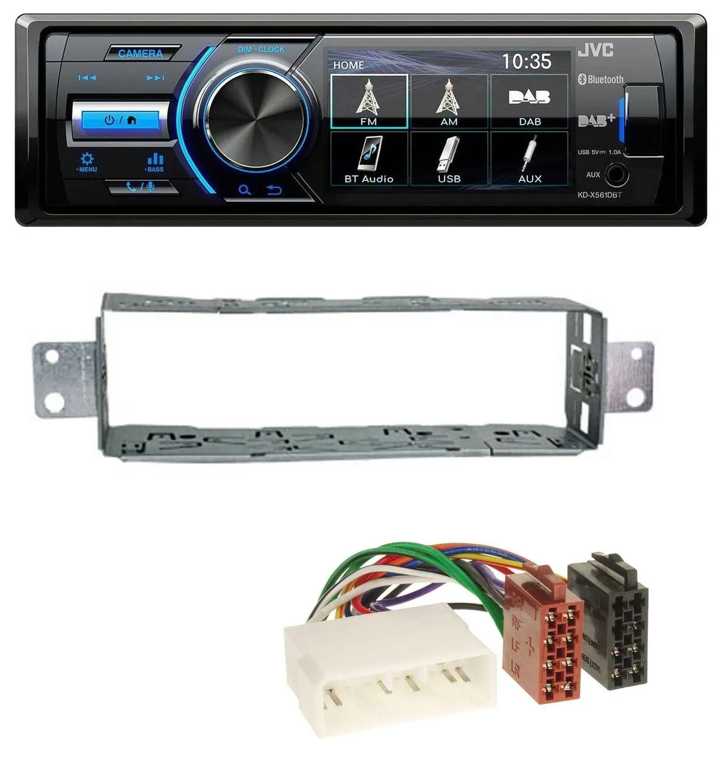 JVC Bluetooth MP3 USB DAB Autoradio für Daewoo Lanos Nubria Leganza Matiz