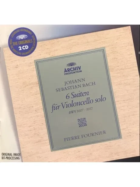 PIERRE FOURNIER - Bach: 6 Cello Suites BWV 1007, 1008, 1009, 1010, 1 (2CD)