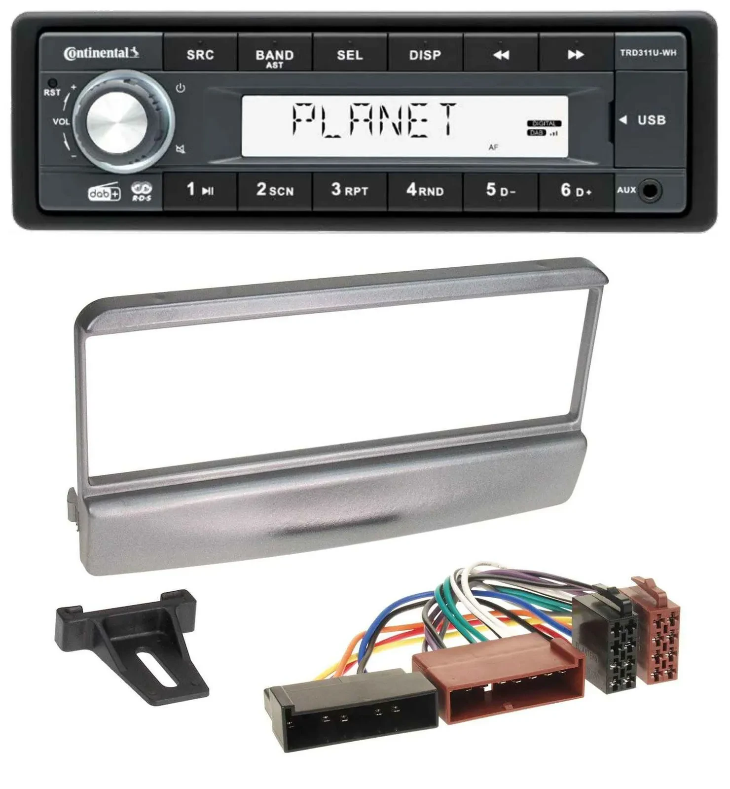 Continental MP3 AUX USB DAB 1DIN Autoradio für Ford Mondeo 96-02 Transit bis 06