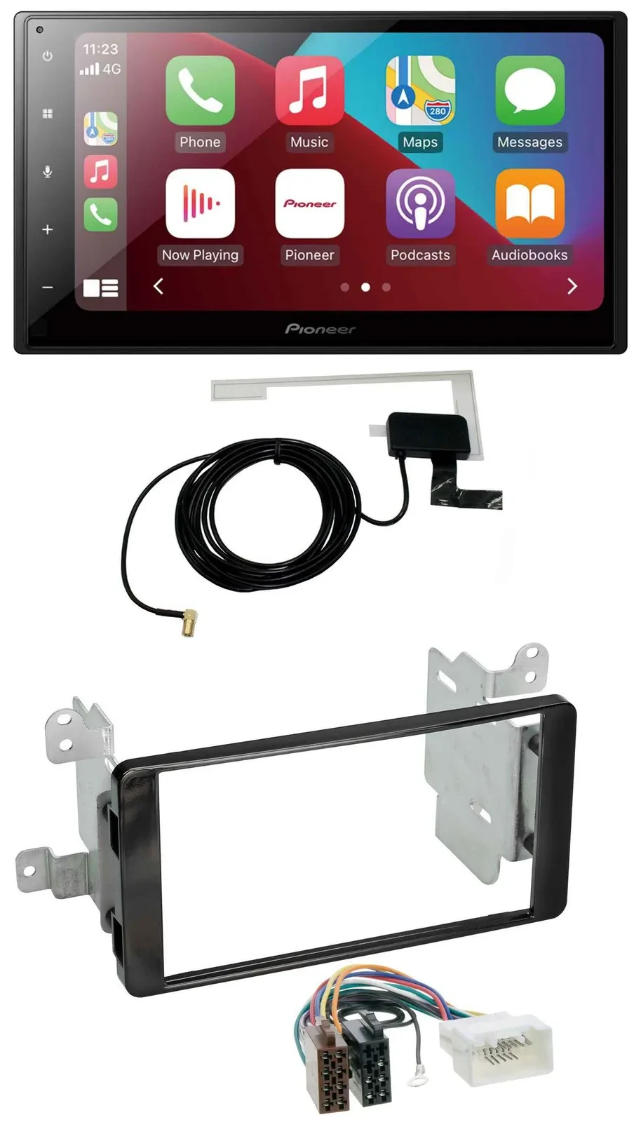 Pioneer USB Bluetooth DAB MP3 2DIN Autoradio für Mitsubishi Outlander ab 2012