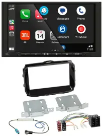 JBL MP3 DAB Bluetooth USB 2DIN Autoradio für Alfa Romeo ISO ab 2013 piano