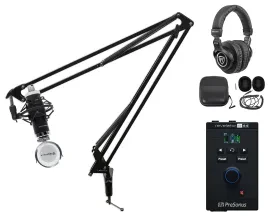 Presonus Revelator 1-Person Podcast Podcasting Kit Interface+Mic+Headphones+Boom