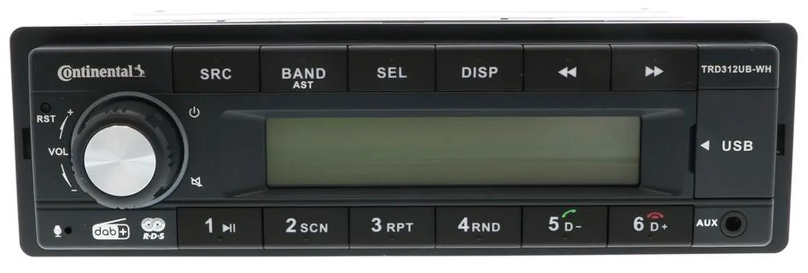 Автомагнитола для Nissan Qashqai/X-Trail Continental 1-DIN, USB, AUX, DAB, MP3