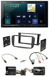 Pioneer Lenkrad Bluetooth USB 2DIN DAB Autoradio für Ford S-Max Mondeo 2007-2014