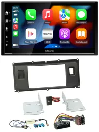 Kenwood DAB USB Bluetooth 2DIN MP3 Autoradio für Land Rover Evoque ab 2011