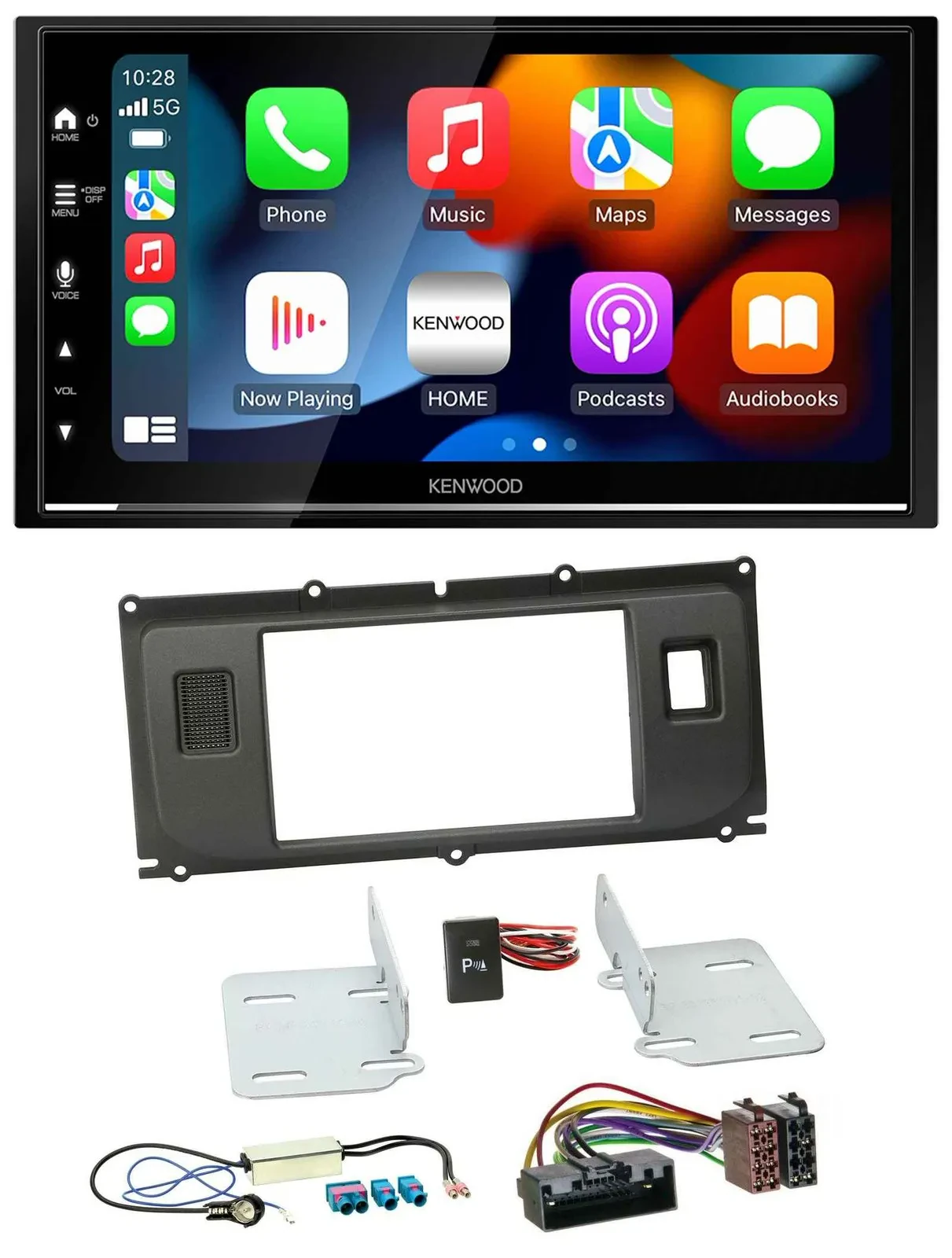 Kenwood DAB USB Bluetooth 2DIN MP3 Autoradio für Land Rover Evoque ab 2011