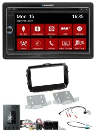 Blaupunkt Lenkrad DAB TMC 2DIN USB Bluetooth Navigation für Alfa Giulietta 14-21