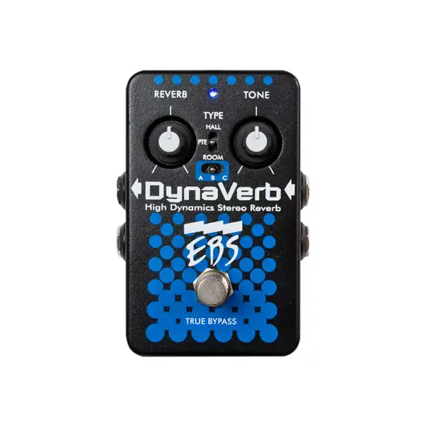 Педаль эффектов для бас-гитары EBS DynaVerb High Dynamics Stereo Reverb