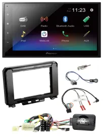 Pioneer USB Bluetooth DAB 2DIN Lenkrad Autoradio für Suzuki Jimmny GJ ab 2018