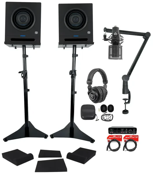 Комплект для подкастов PreSonus Eris Pro 4+R-TRACK 2x2+RCXFB10B-2