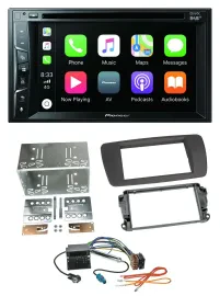 Pioneer MP3 USB DVD Bluetooth DAB 2DIN Autoradio für Seat Ibiza ab 08 tuam-grey