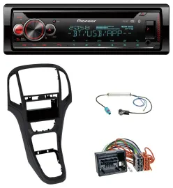 Автомагнитола Pioneer DAB, CD, Bluetooth, USB для Opel Astra J (с 2009), перламутровый чёрный
