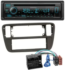 Kenwood Bluetooth DAB CD MP3 USB Autoradio für Seat Mii (ab 2011)