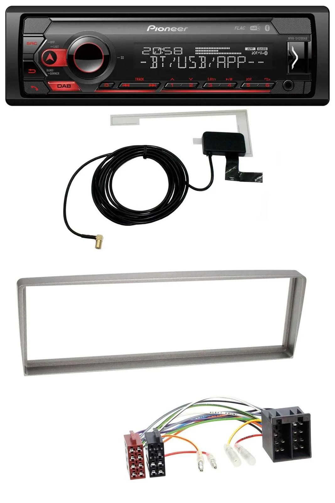Автомагнитола Pioneer DAB USB MP3 Bluetooth для Alfa Romeo 156 (2003-2005)