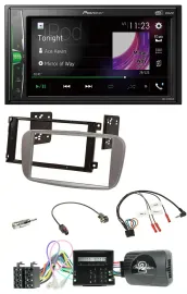 Pioneer 2DIN Lenkrad DAB USB Bluetooth Autoradio für Ford Mondeo S-Max 2007-14 C