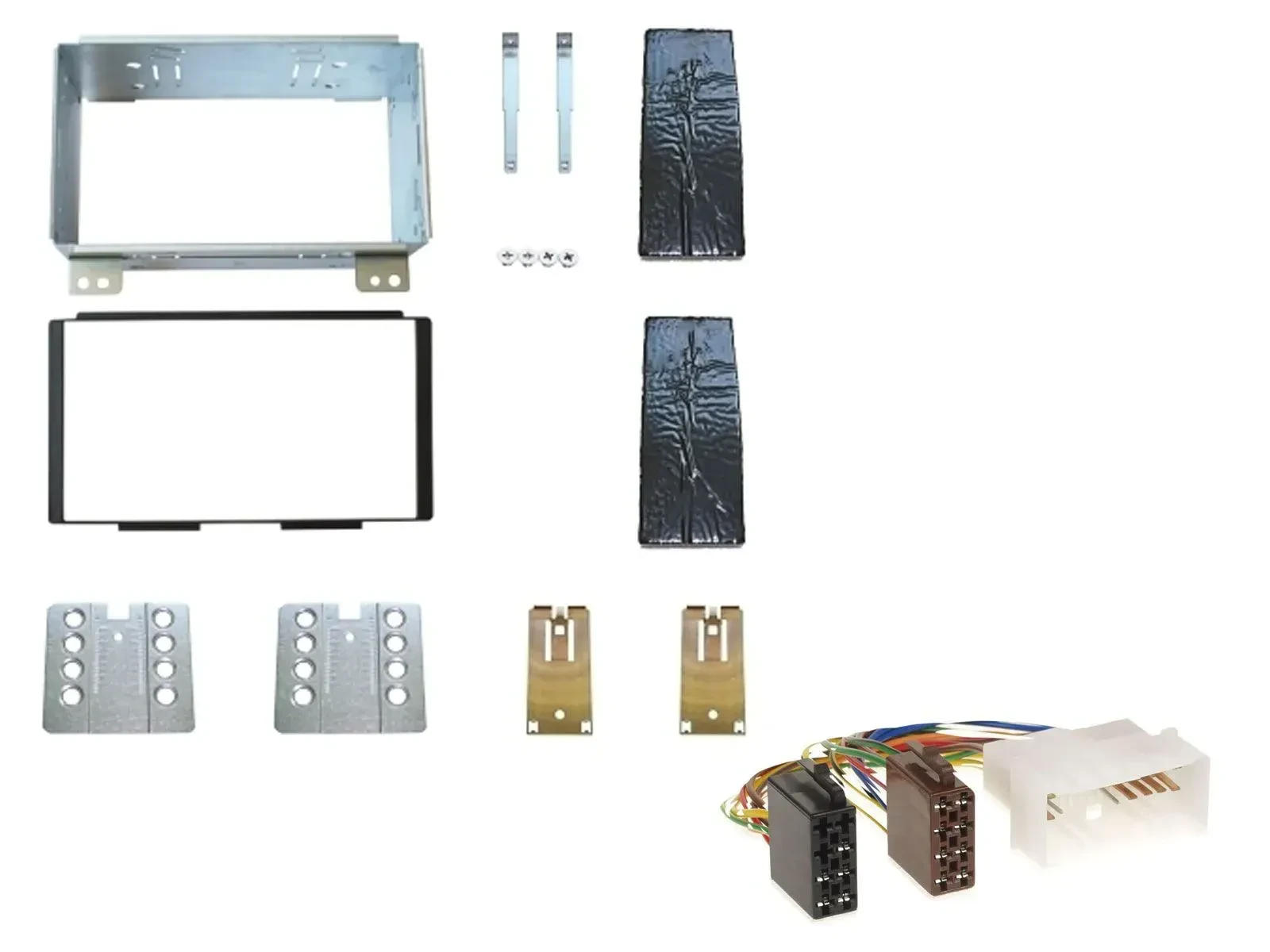 Radioeinbauset Doppel DIN Autoradio für Kia Carnival II VQ 06-11