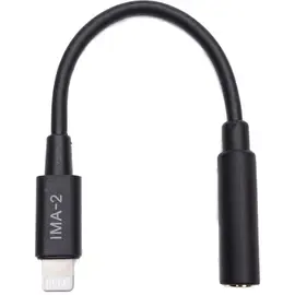 Movo Photo 5.5" IMA-2 Female 3.5mm TRS to Lightning Microphone Adapter Cable