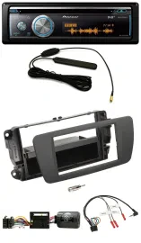 Pioneer CD USB Bluetooth DAB Lenkrad Autoradio für Seat Ibiza tuam grey