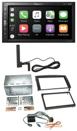 Автомагнитола Pioneer 2-DIN USB Bluetooth DAB MP3 для Skoda Fabia 6Y (Facelift)