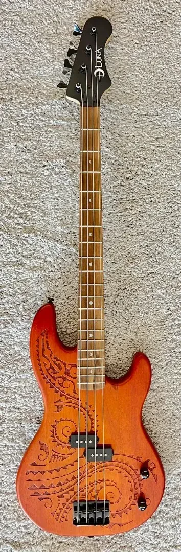 Бас-гитара Luna Guitars TAT34 Tattoo Mahogany